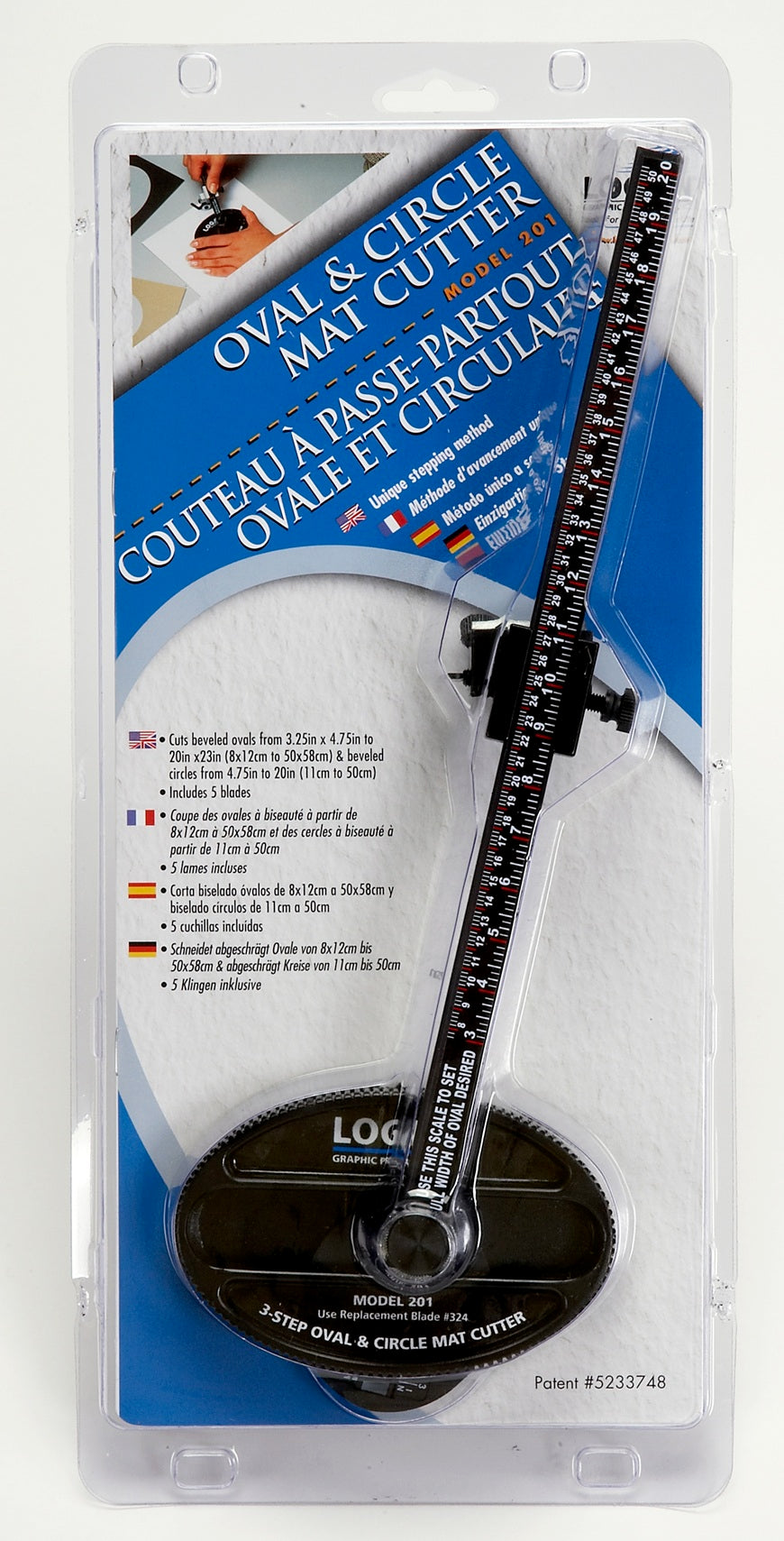 Logan 201 Oval Circle Mat Cutter