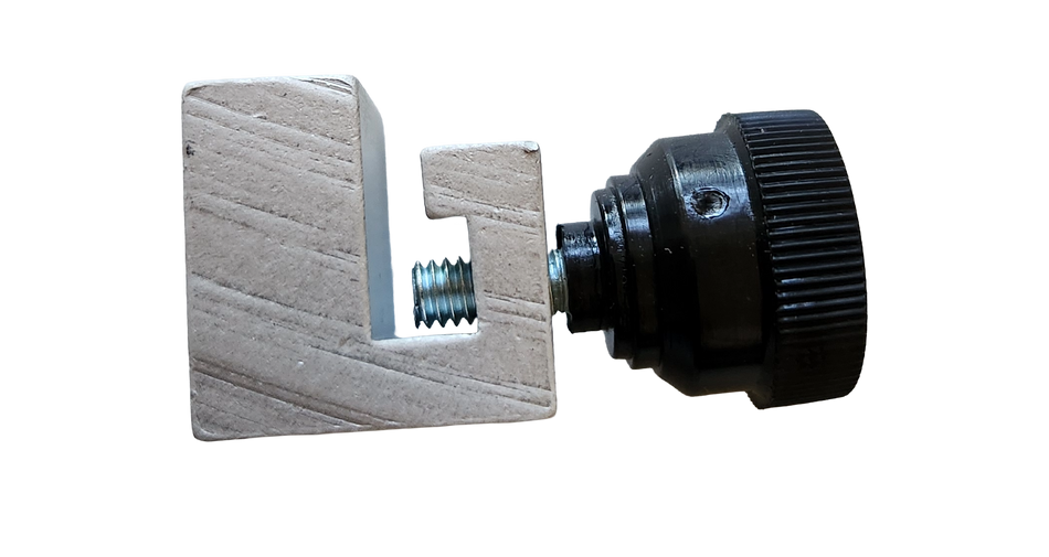Squaring Arm Production Stop for Logan Mat Cutters 550 560 650 655 660 750 760