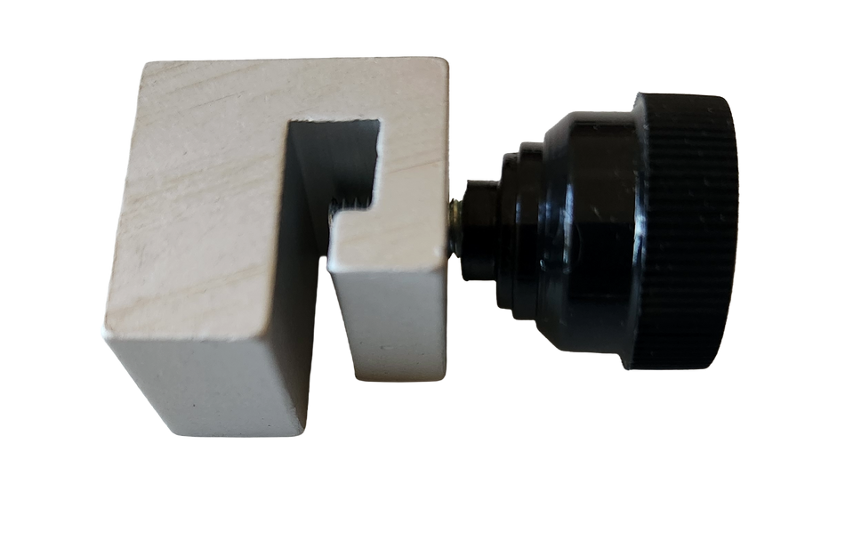 Squaring Arm Production Stop for Logan Mat Cutters 550 560 650 655 660 750 760