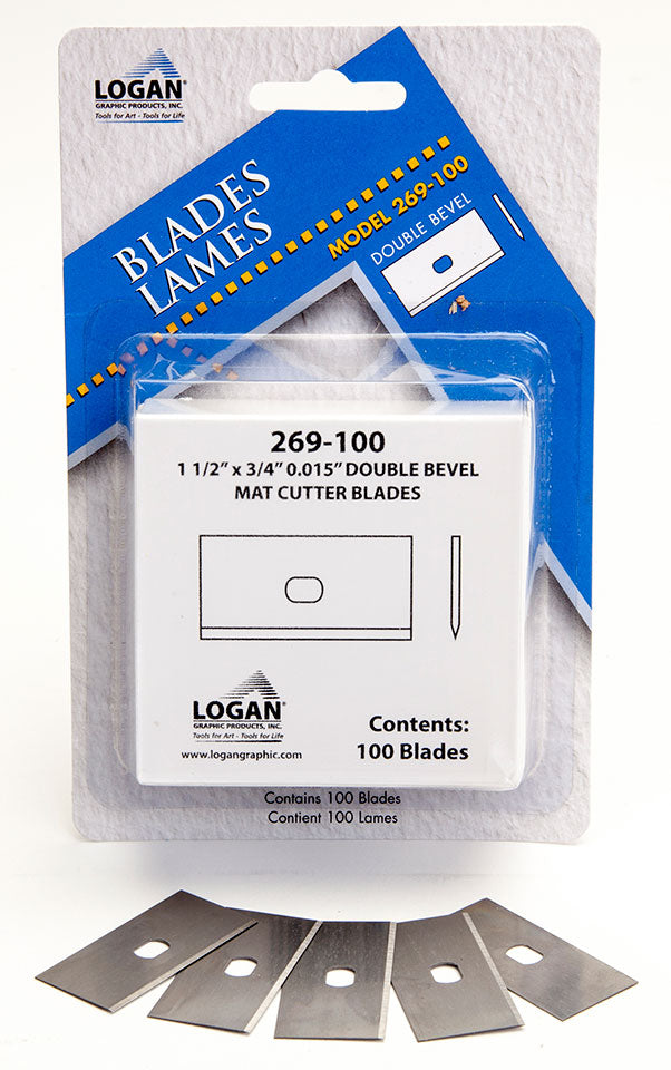 Logan #269 Mat Cutter Blades 100 Pack for Framer's Edge 650 655 660 650-1 660-1