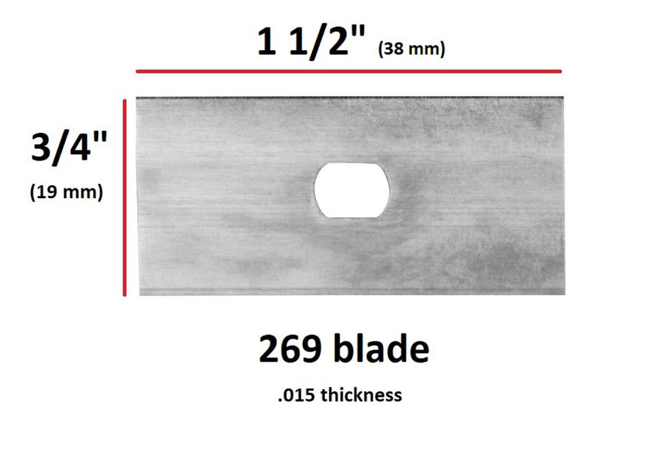 Logan #269 Mat Cutter Blades 100 Pack for Framer's Edge 650 655 660 650-1 660-1